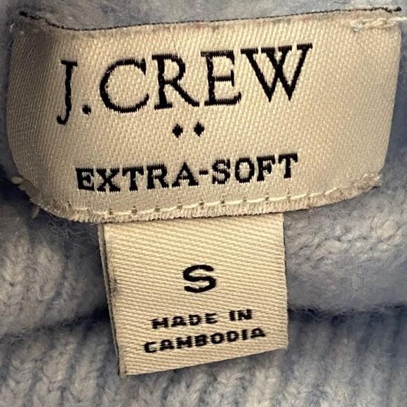 J. Crew extra Soft Sky Blue Turtleneck Sweater size Small - Picture 5 of 10